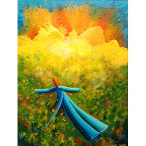 Khusro Subzwari, 18 x 24 Inch, Acrylics on Canvas, Figurative Painting, AC-KS-278 Khusro Subzwari, 18 x 24 Inch, Acrylics on Canvas, Figurative Painting, AC-KS-278